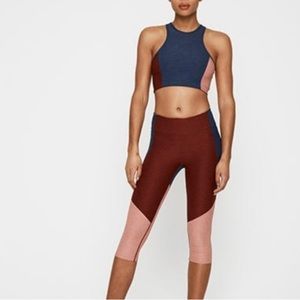 Outdoor Voices Tri-tone Kneecap Leggings Size XSmall